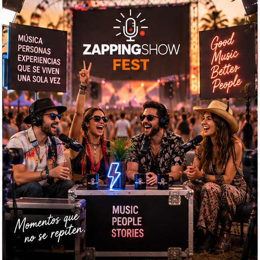 Set de grabación de ZAPPINGSHOW FEST