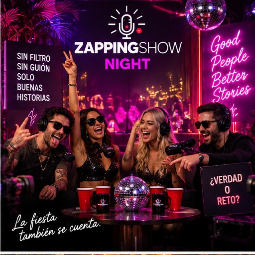 Set de grabación de ZAPPINGSHOW NIGHT
